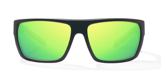 Palometa - Black Matte / Green Mirror Glass Lens