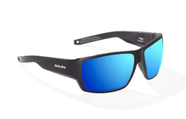Vega - Black Matte / Blue Mirror Glass