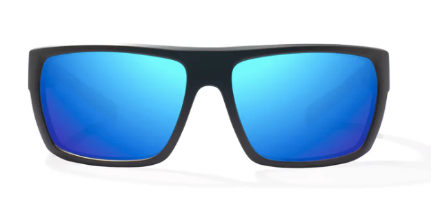 Palometa - Black Matte / Blue Mirror Glass Lens