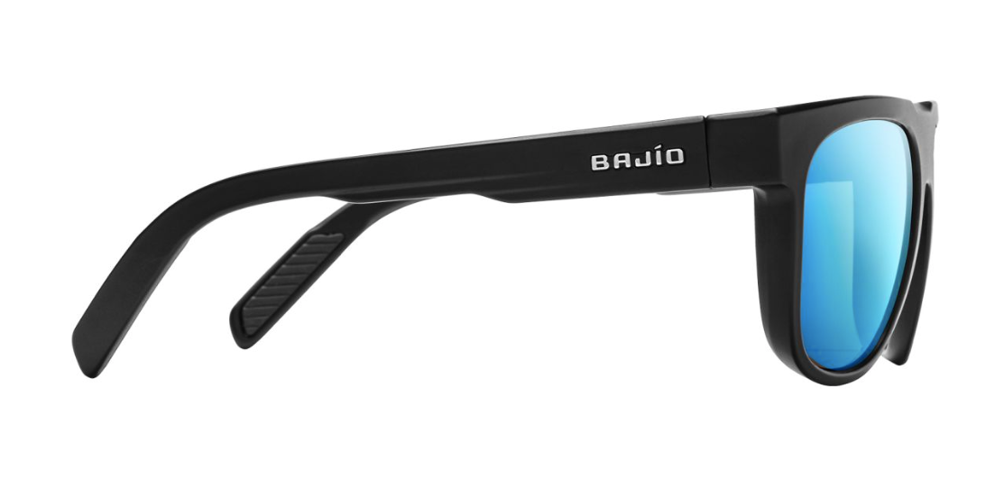 Chelem - Black Matte / Blue Mirror Poly Lens