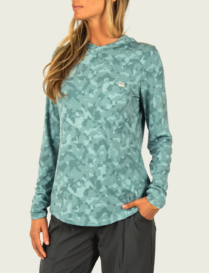 Women's Buxton Tech Hoodie - Trellis Foxhole Camo