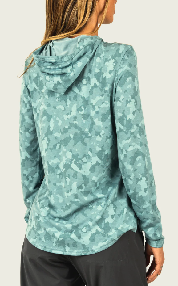 Women's Buxton Tech Hoodie - Trellis Foxhole Camo