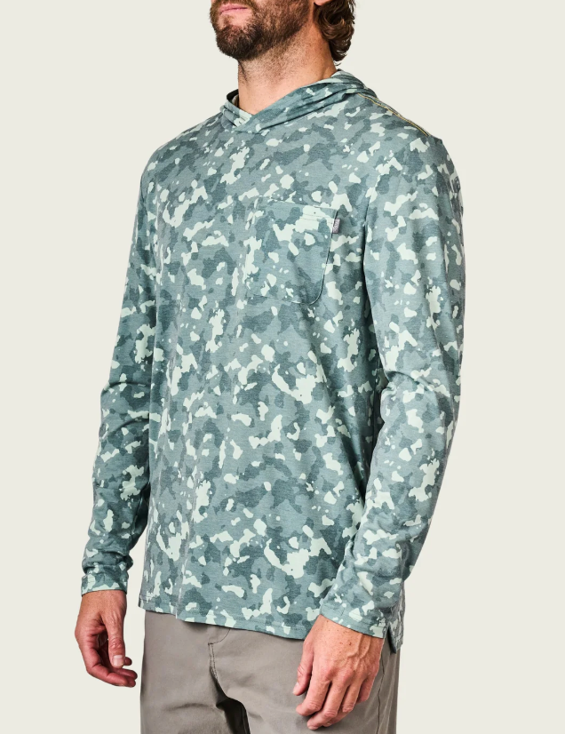 Men's Buxton Tech Hoodie - Lily Pad Foxhole Camo