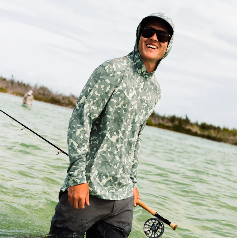 Men's Buxton Tech Hoodie - Lily Pad Foxhole Camo