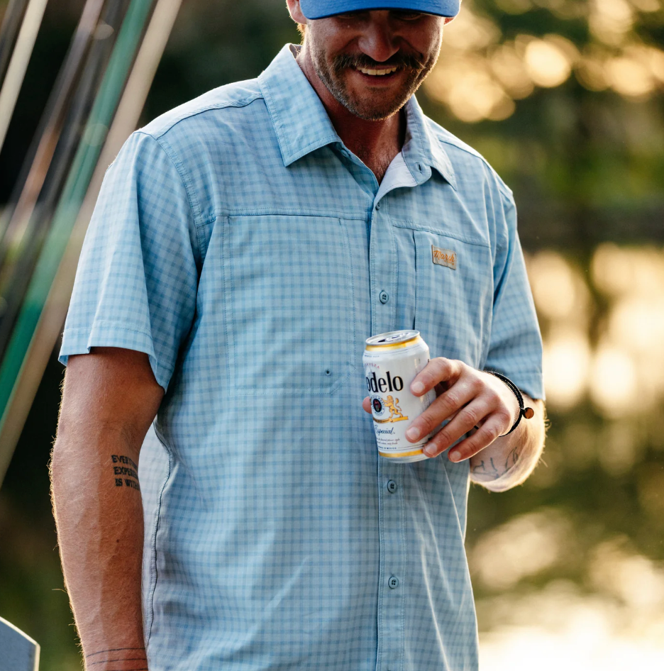 Lenwood Tech Shortsleeve Shirt - Cloud