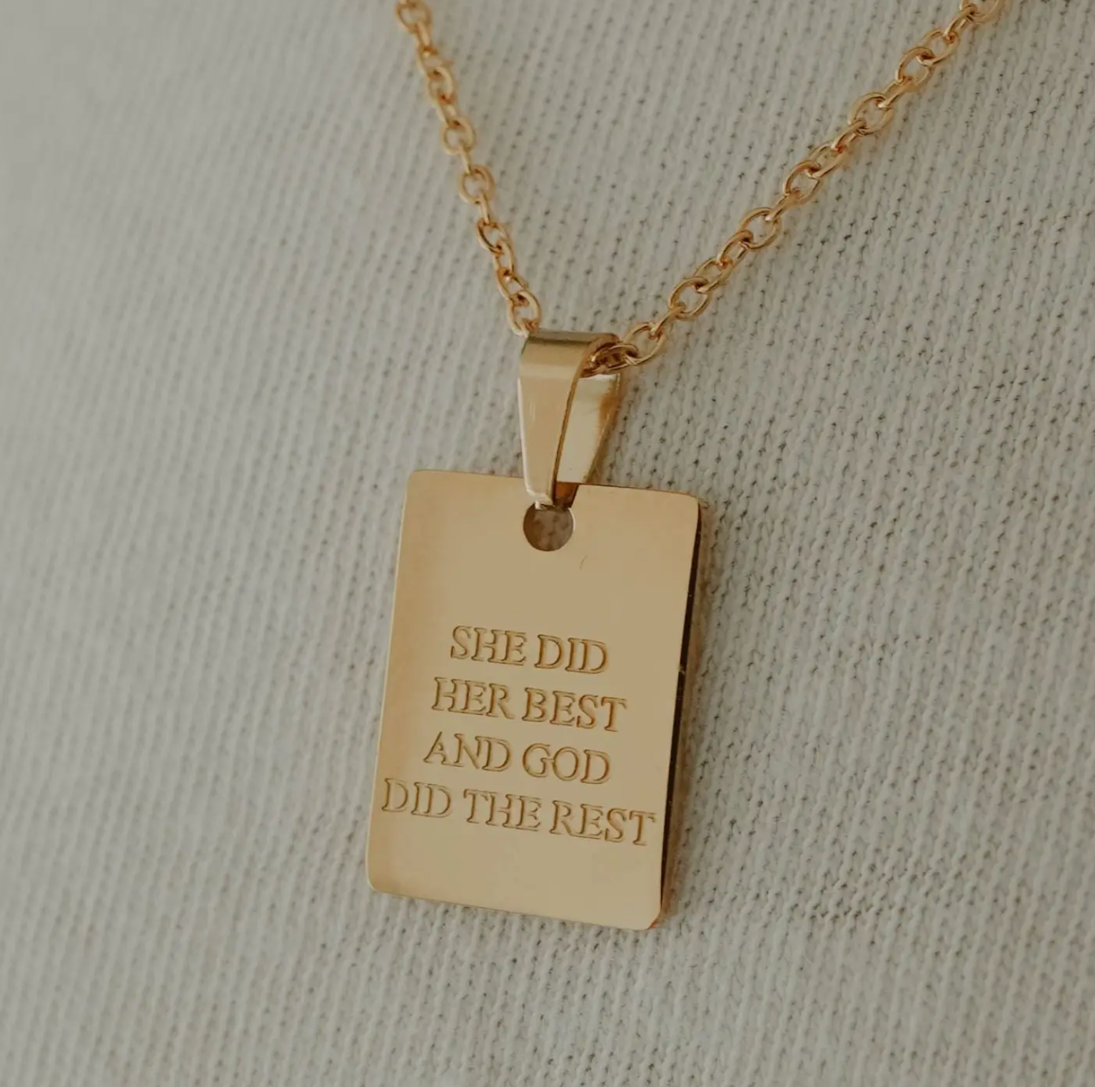 She Did Her Best Necklace