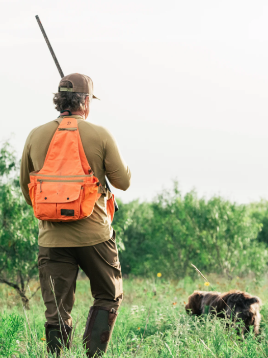 Canvas Upland Strap Vest - Blaze/ Wheat
