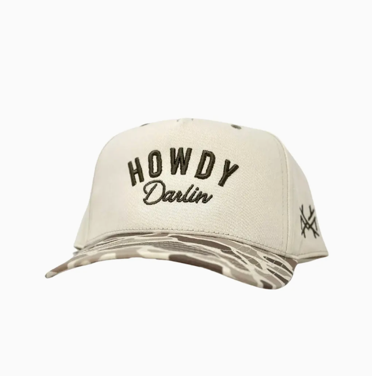 Howdy Darlin' Hat - Brown Camo