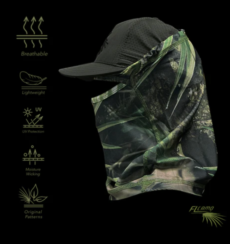 Breathable Mesh Loose Fit Mask - FL Camo Palmetto