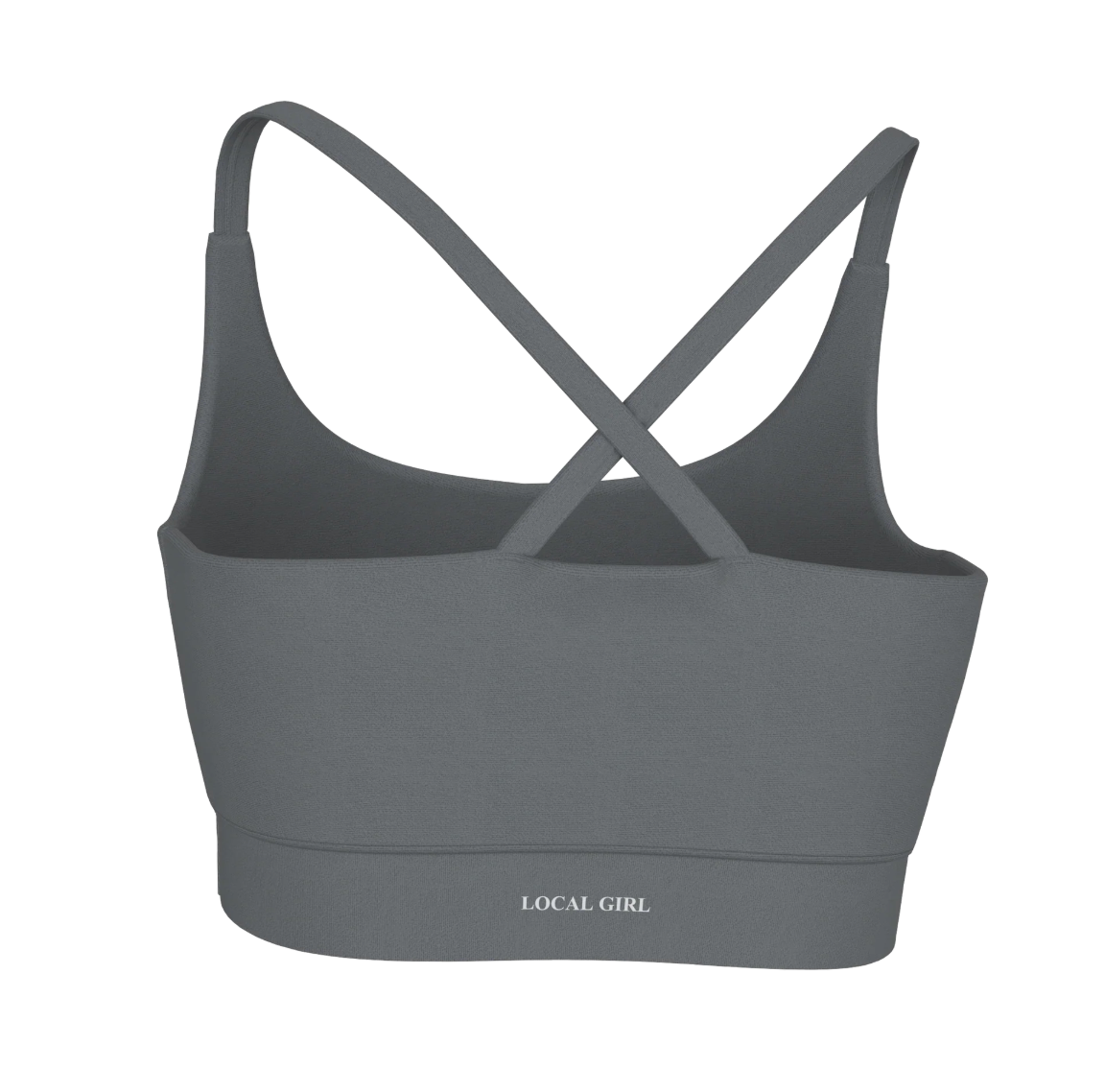Local Girl Sports Bra - Graphite
