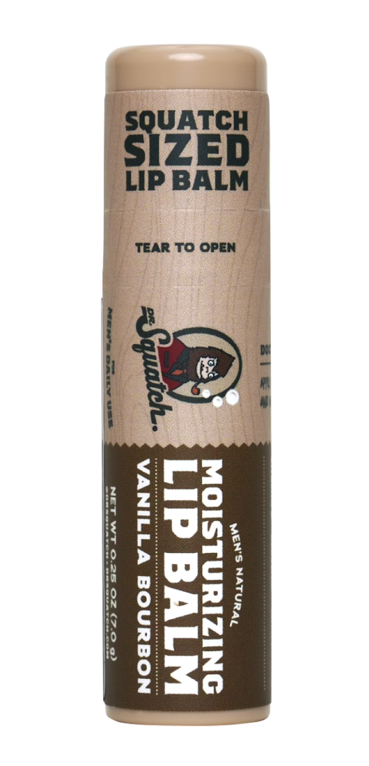 Vanilla Bourbon Dr. Squatch Lip Balm