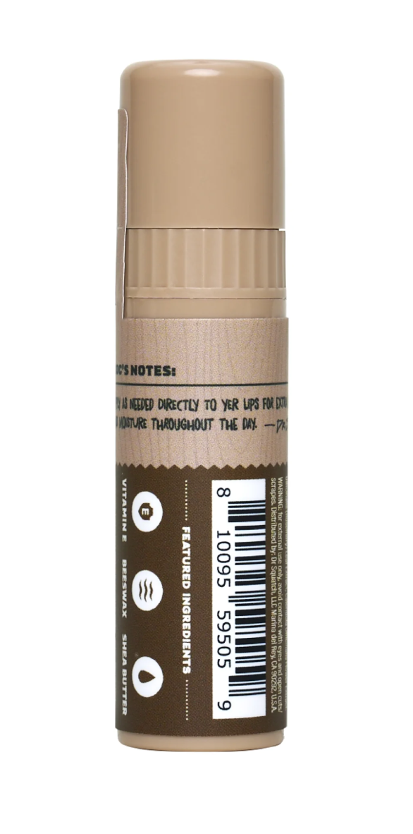 Vanilla Bourbon Dr. Squatch Lip Balm