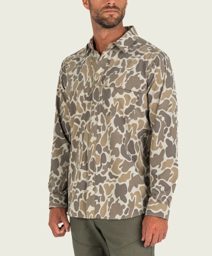 Big Pine Field Shirt - Khaki Mallard Camo