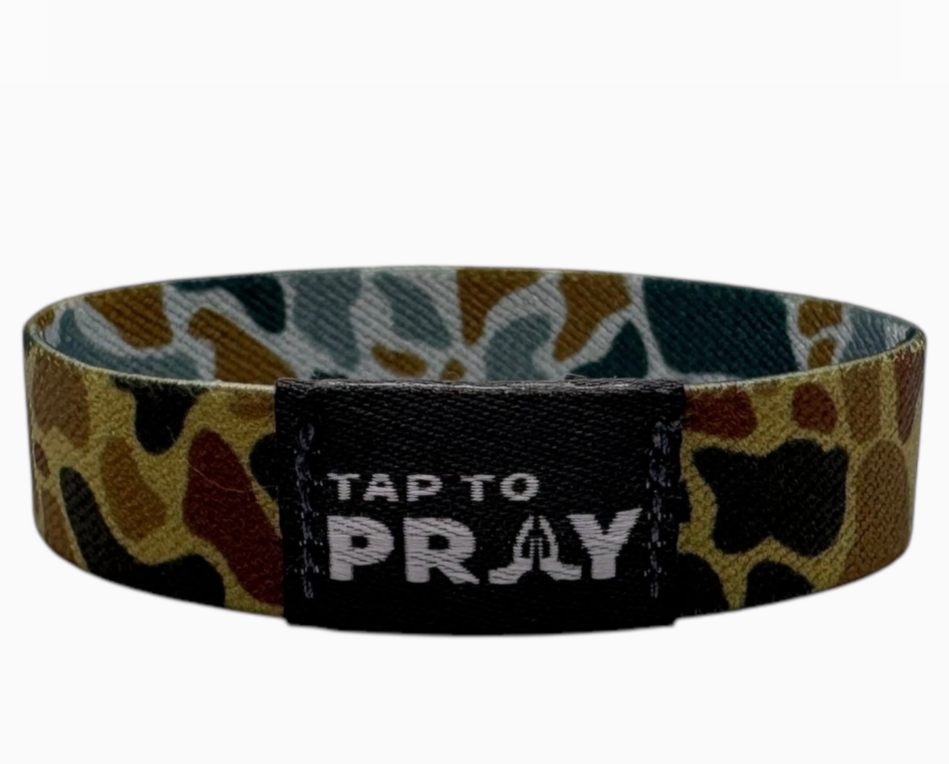 Tap To Pray™ Wristbands - River Rock Camo Sahara and Copper