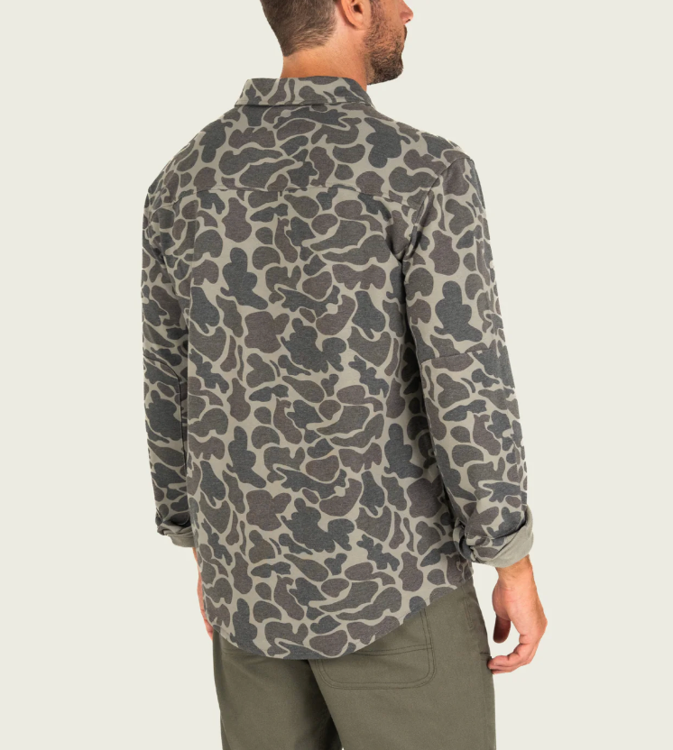 Fireside Overshirt - Dark Green Mallard Camo