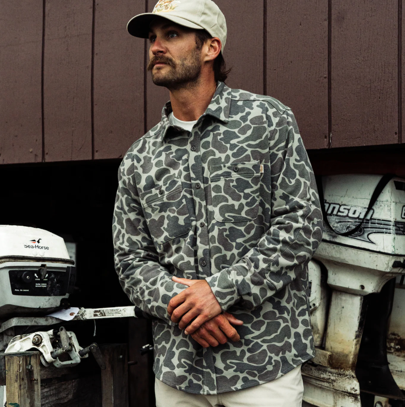 Fireside Overshirt - Dark Green Mallard Camo