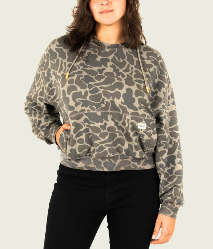 Women's Fireside Hoodie - Dark Green Mallard Camo