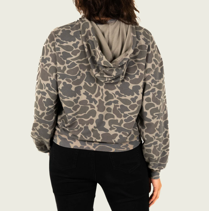 Women's Fireside Hoodie - Dark Green Mallard Camo