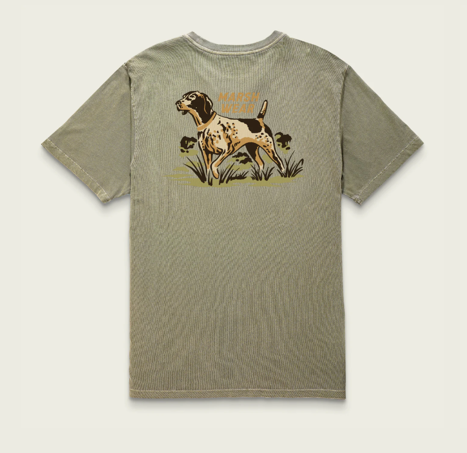 Heritage Pointer SS T-Shirt - Vintage Moss