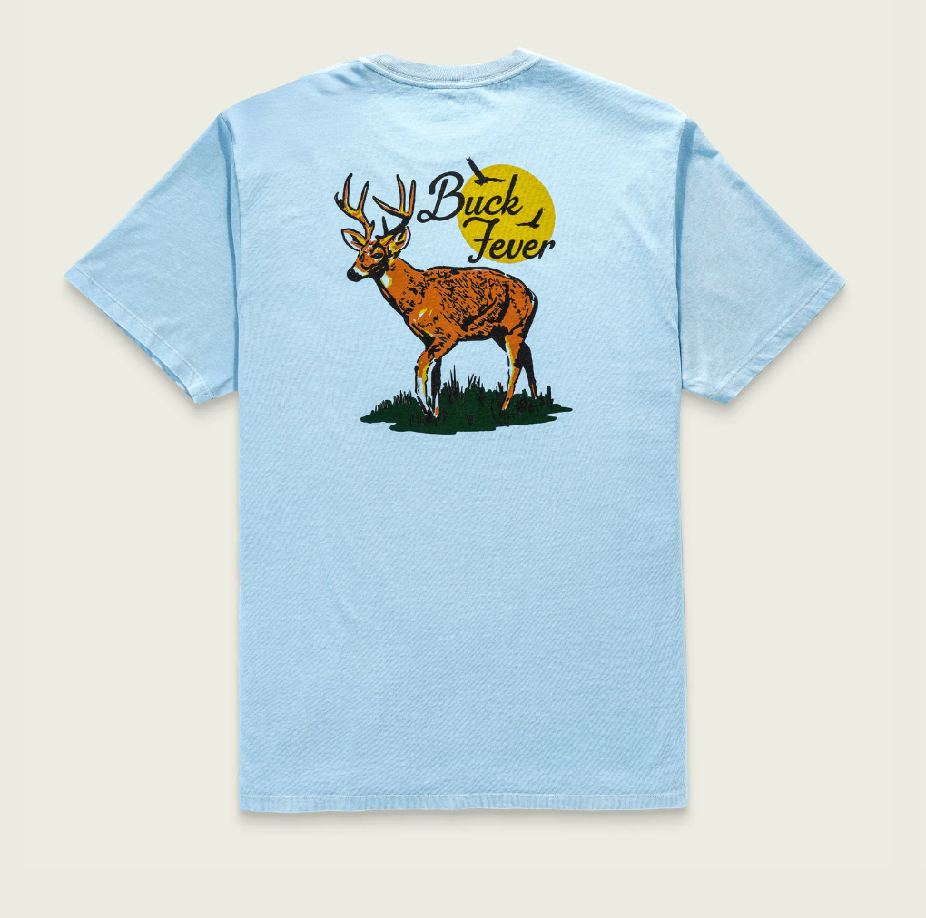 Buck Fever SS T-Shirt - Hazy Blue