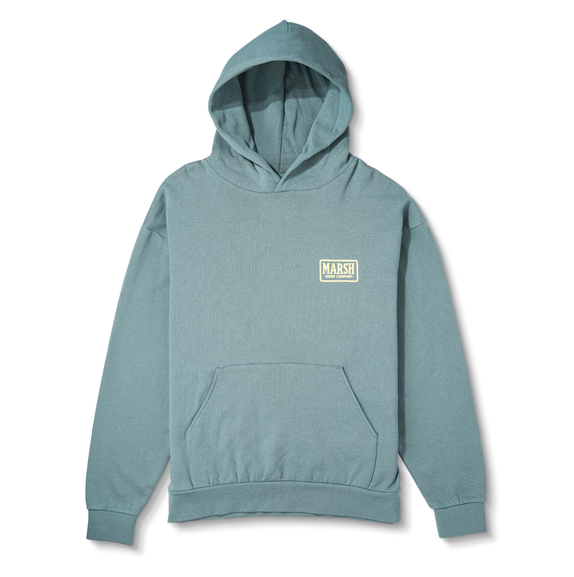Badge Pullover Hoodie - Blue Shadow