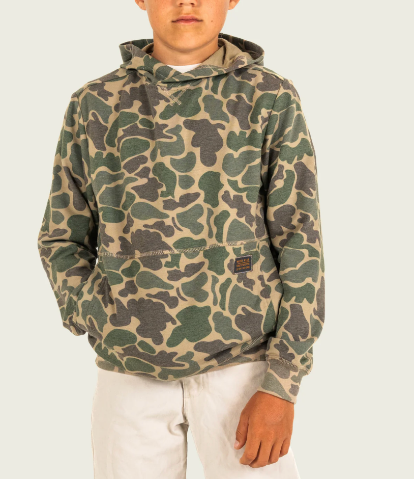 Youth Fireside Hoodie - Green Mallard Camo