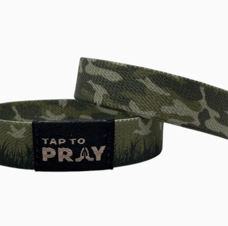 Tap To Pray™ Wristbands - Waterfowl Camo