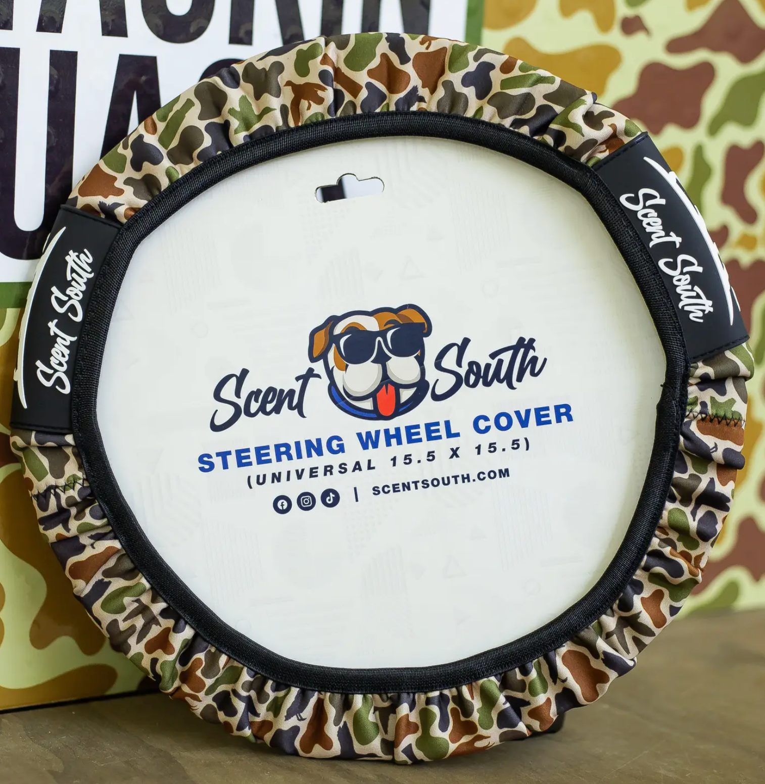 Duck Camo - Steering Wheel Cover