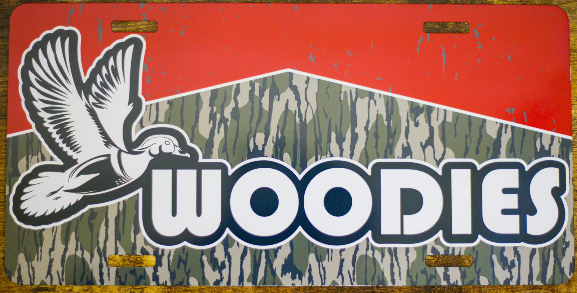 Woodies Car Tag
