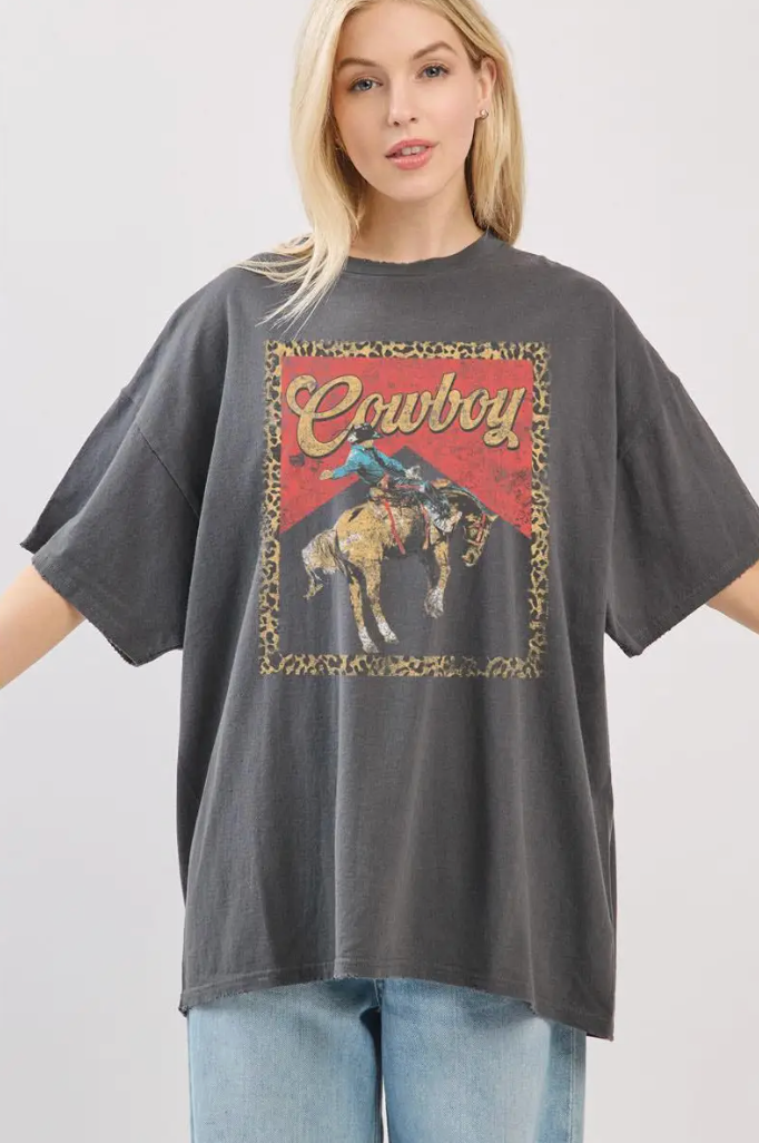 Western Cowboy Graphic Tee