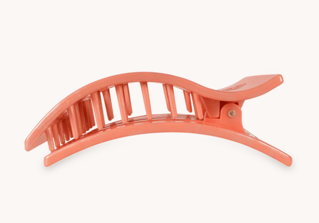 Flat Rectangle Hair Clip - Dreamsicle