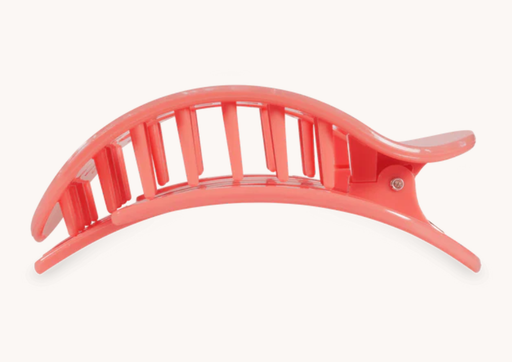 Flat Round Hair Clip - Dreamsicle