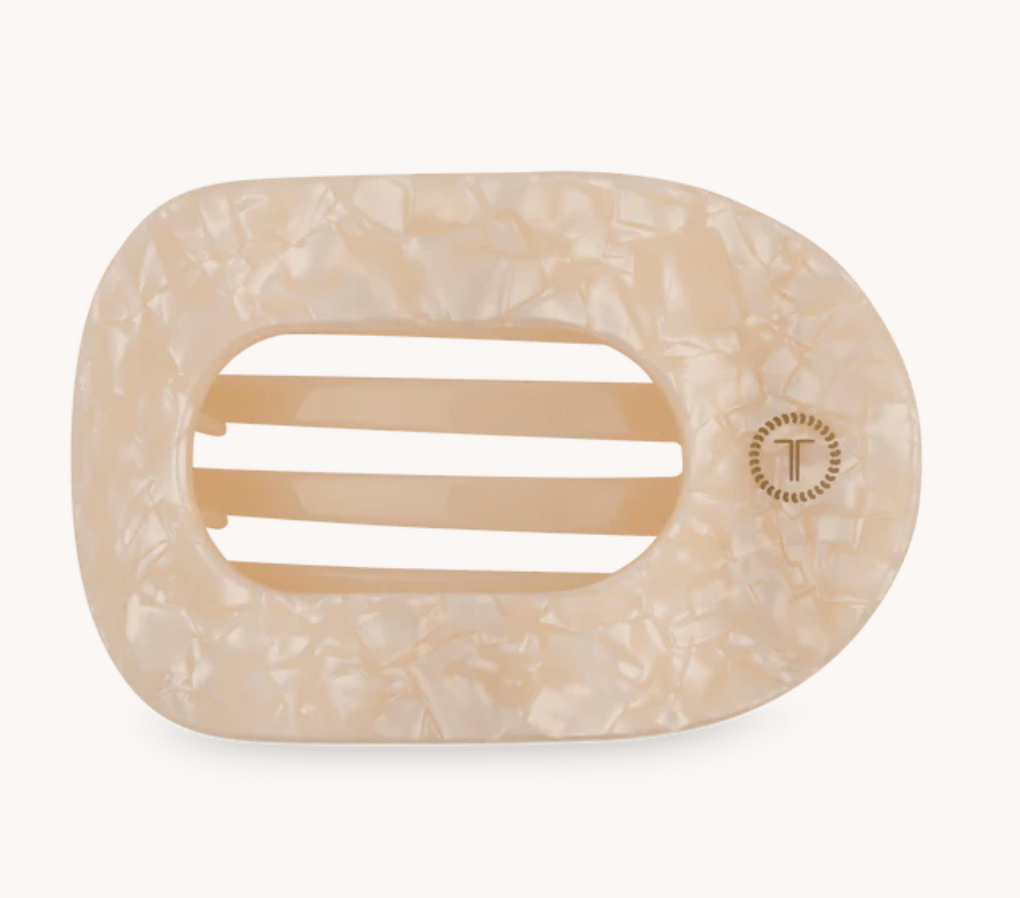 Flat Round Hair Clip - Soft Surf