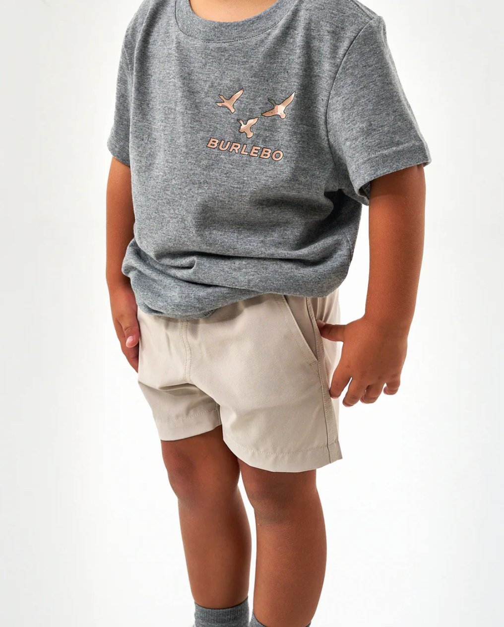 Burlebo Youth Everyday Short - Light Khaki - Into The Wild Pocket