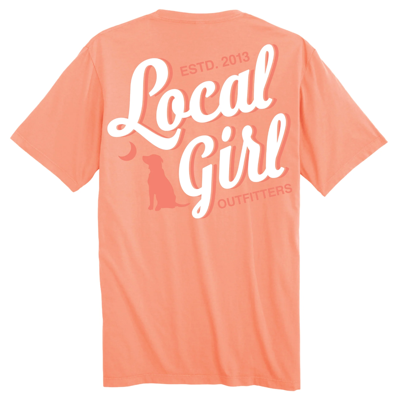 LG Stacked Script SS Tee