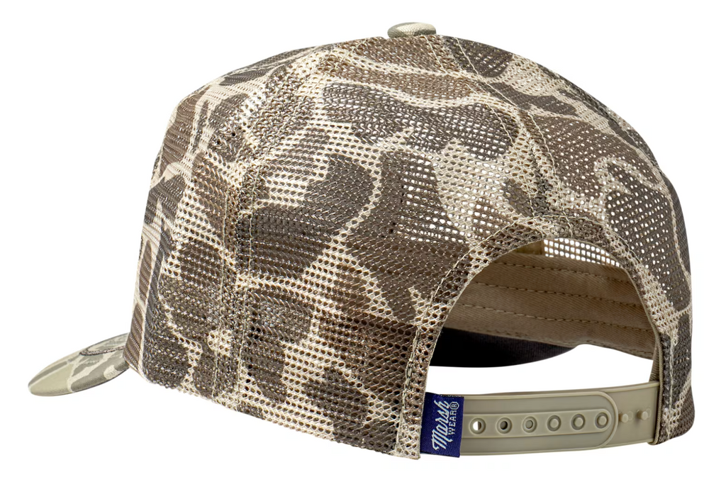 Outpost Mesh Trucker Hat - Khaki Mallard Camo