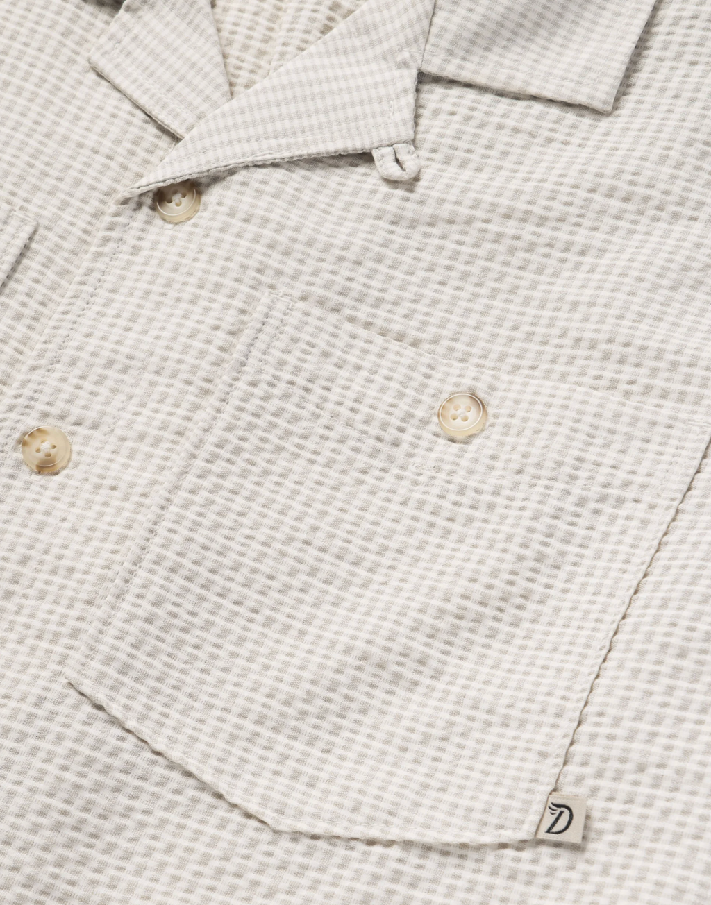 Coastal Seersucker Shirt Short Sleeve - Birch