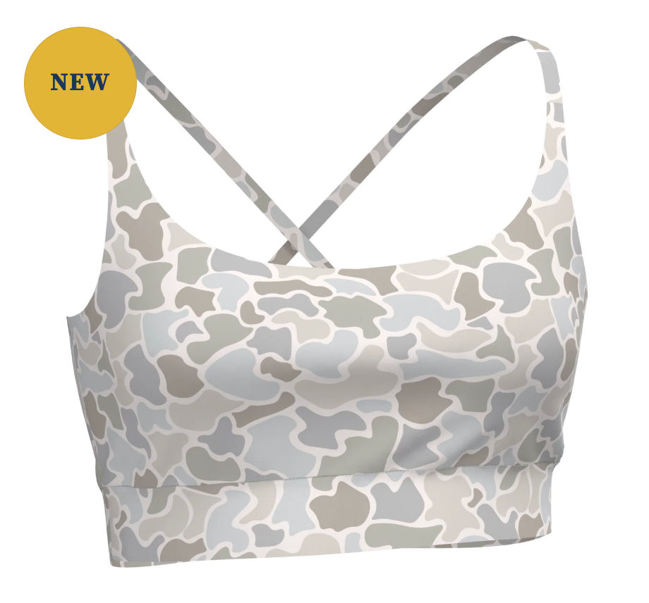 LG  Forest Camo Saltwater Sports Bra