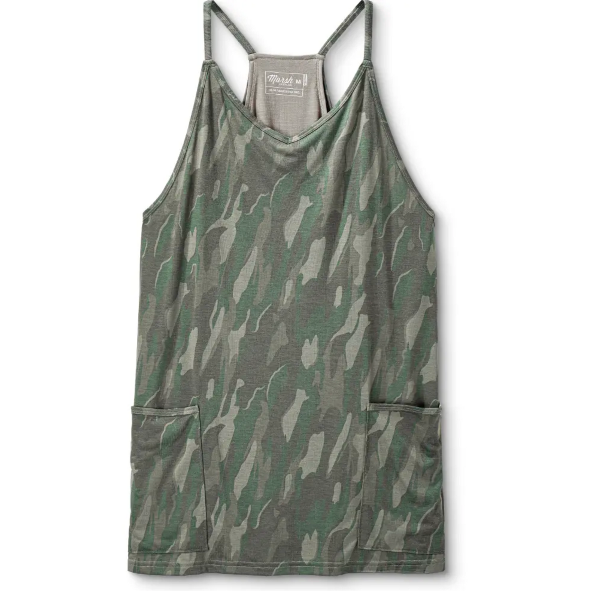 Buxton Romper Dress - Thyme Lowland Camo