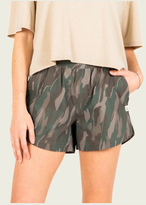 Women's Thyme Lowland Camo Prime Hagood Shorts