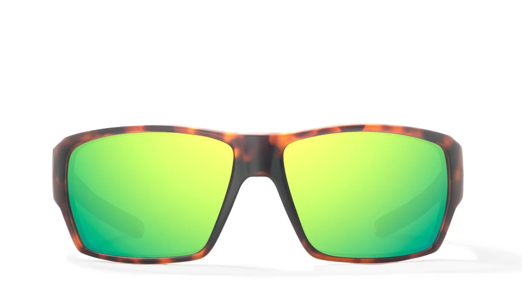Vega Brown Tort/Green Mirror Glass