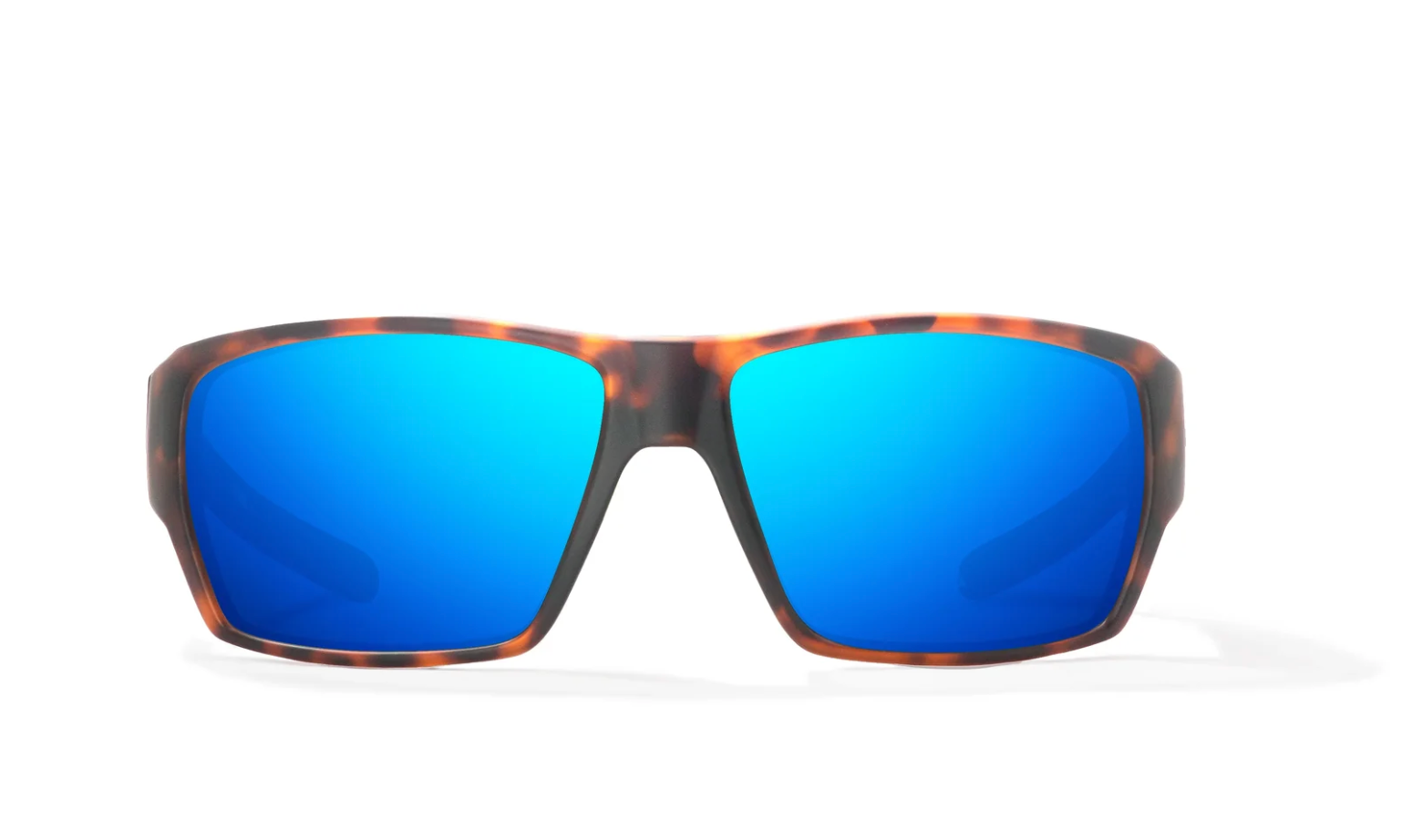 Vega  Brown Tort Matte / Blue Mirror Glass
