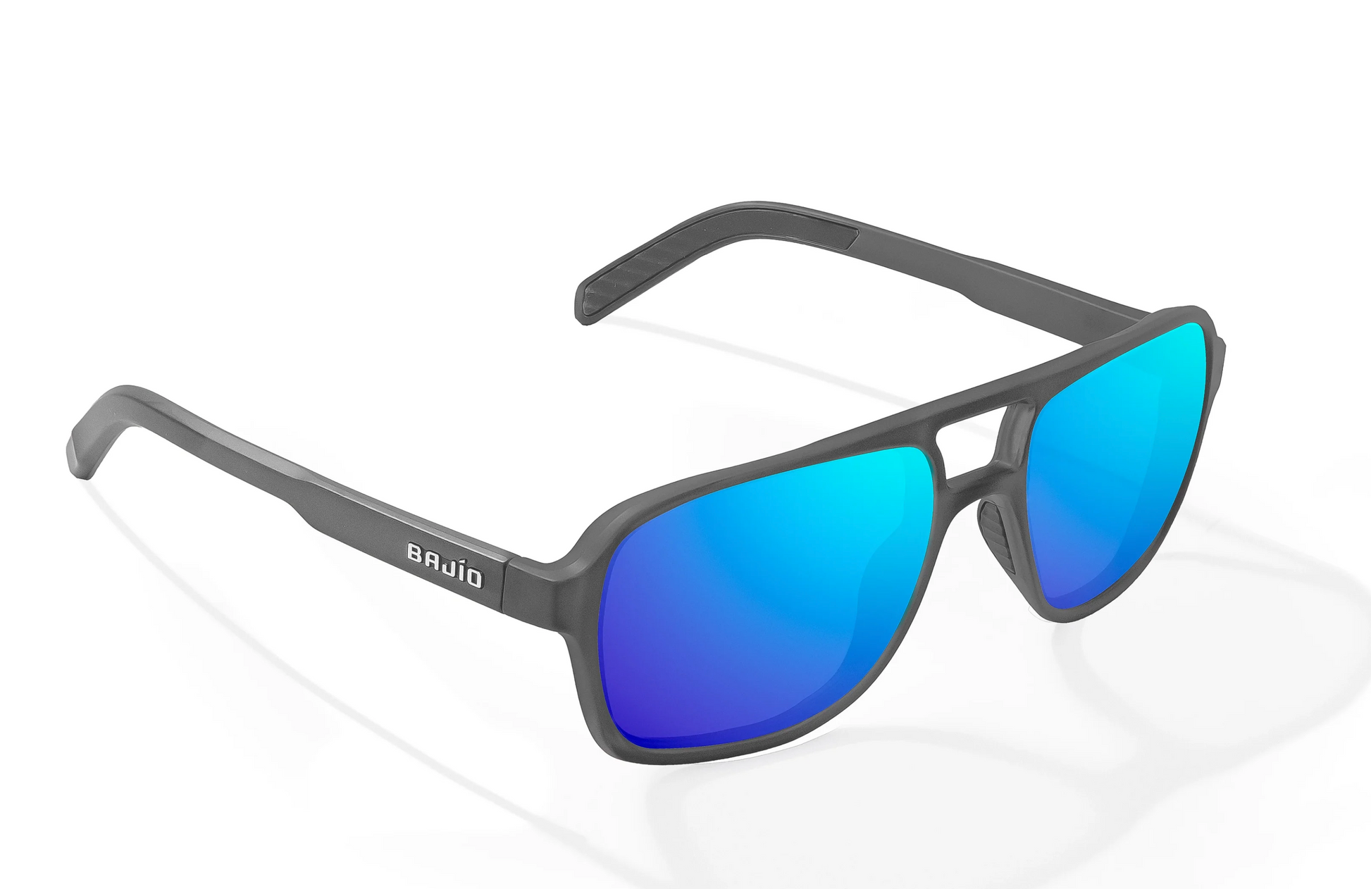 12 South Graphite - Blue Lens