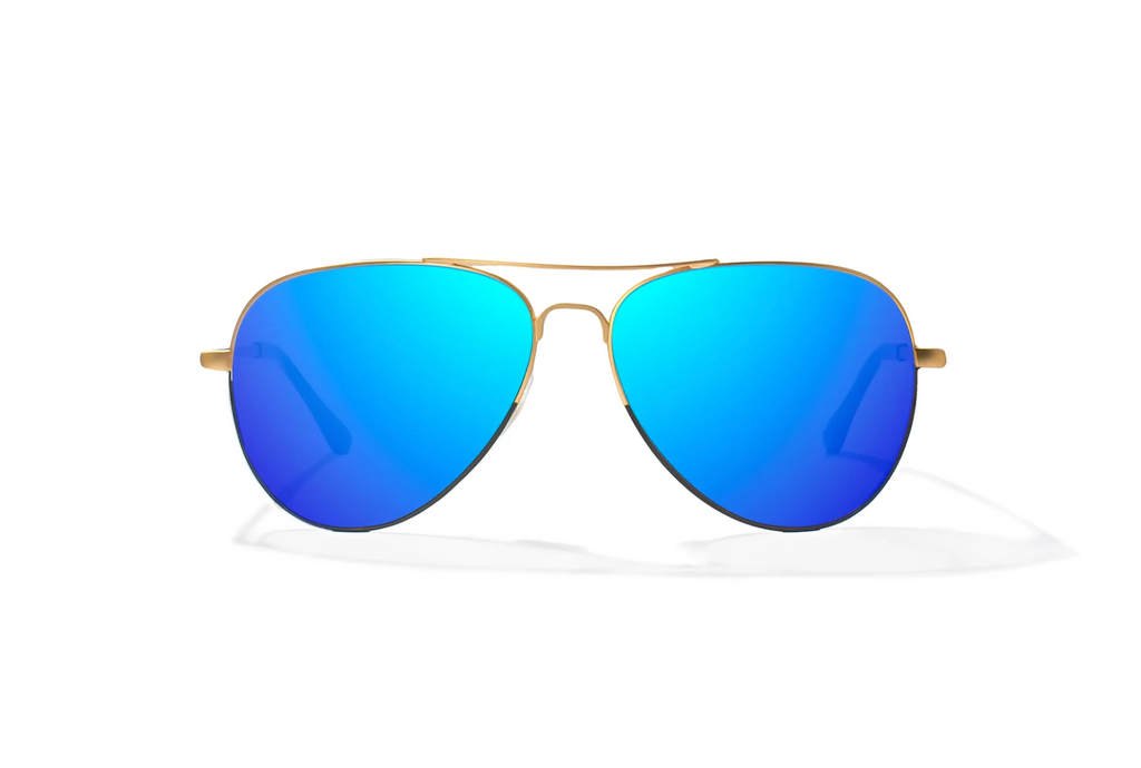 Soldado Gold Black Fade - Blue Mirror Plastic