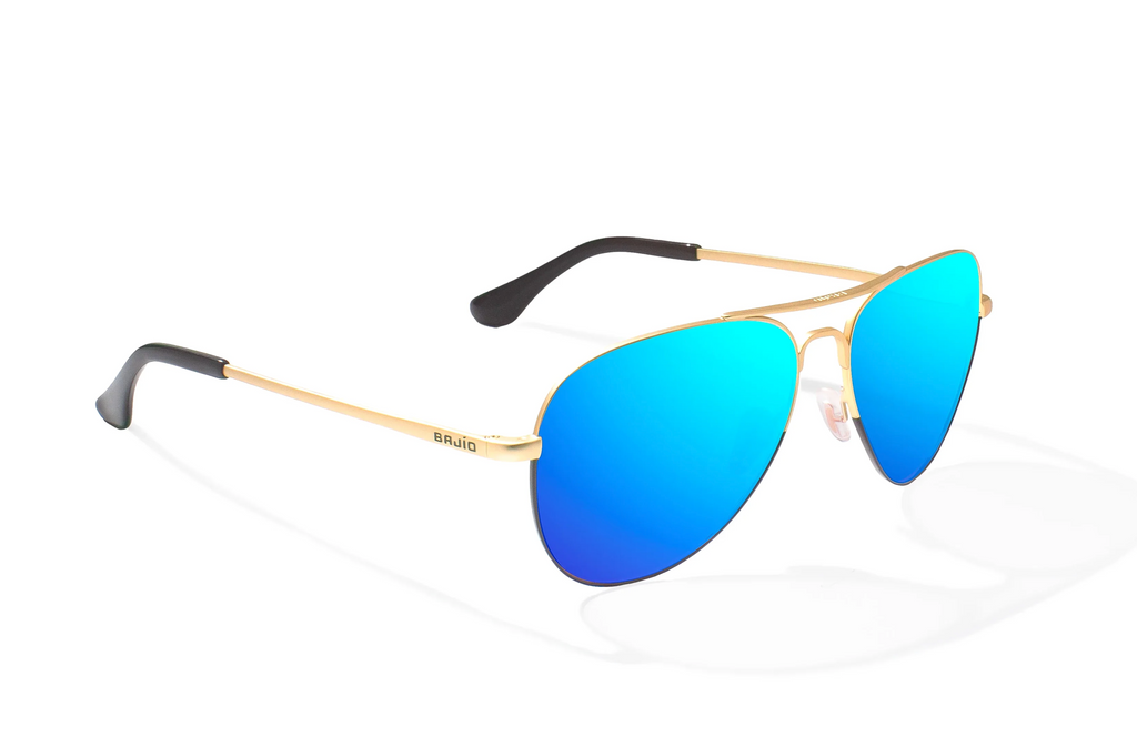 Soldado Gold Black Fade - Blue Mirror Plastic
