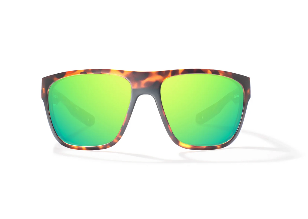 Las Rocas Brown Tort Matte / Green Mirror Glass Lens