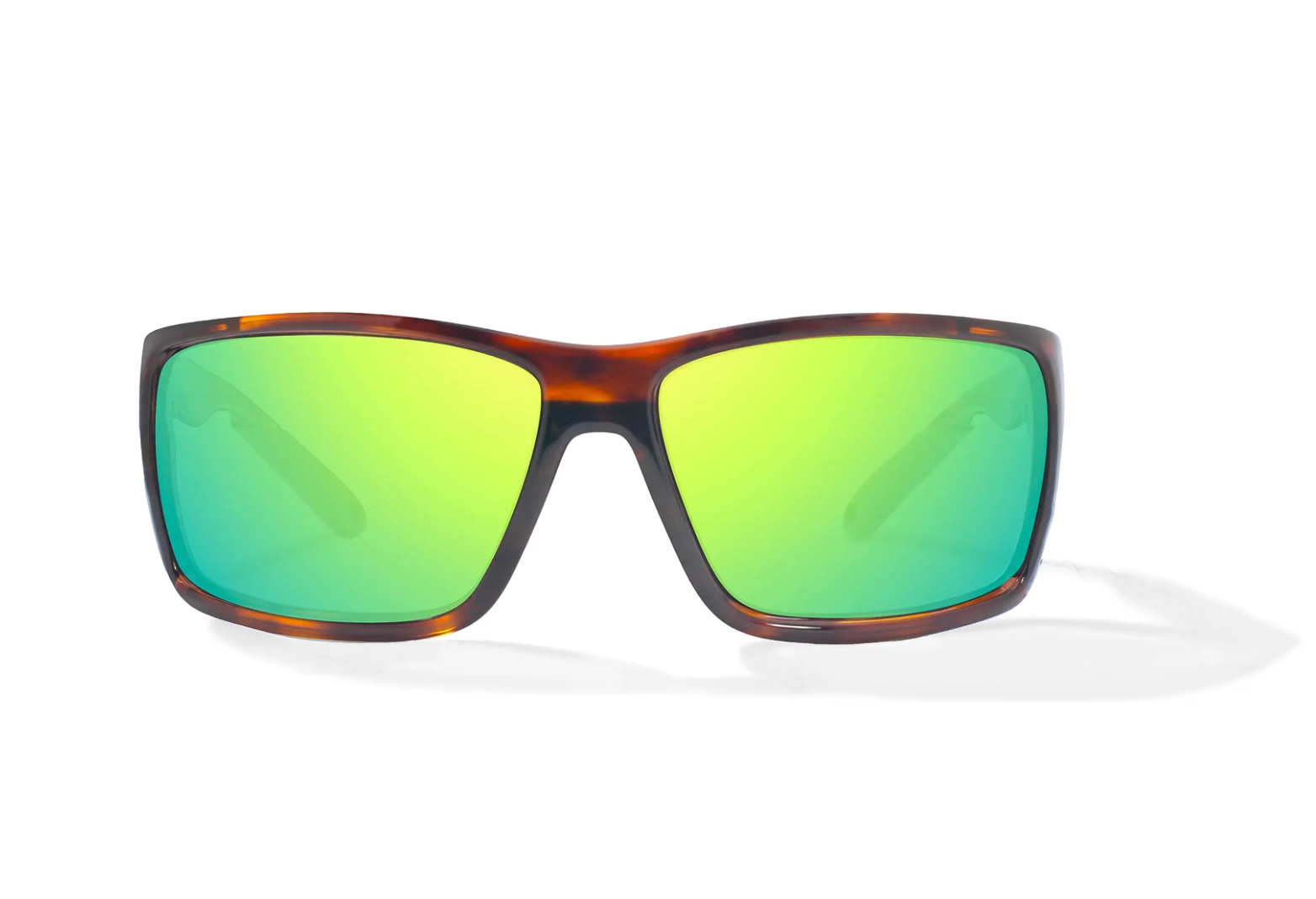 Bales Beach Tortoise Gloss / Green Mirror Glass Lens