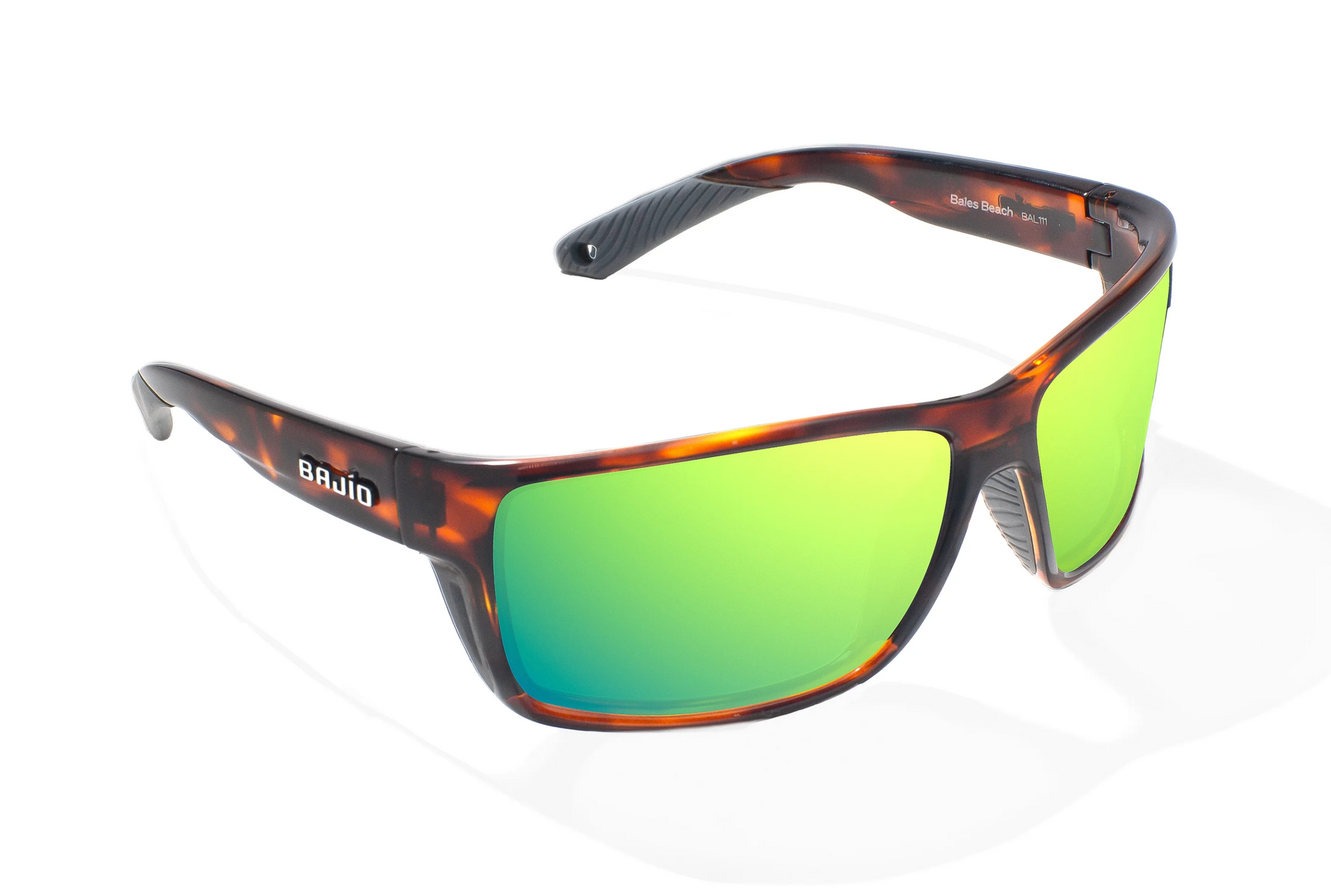 Bales Beach Tortoise Gloss / Green Mirror Glass Lens