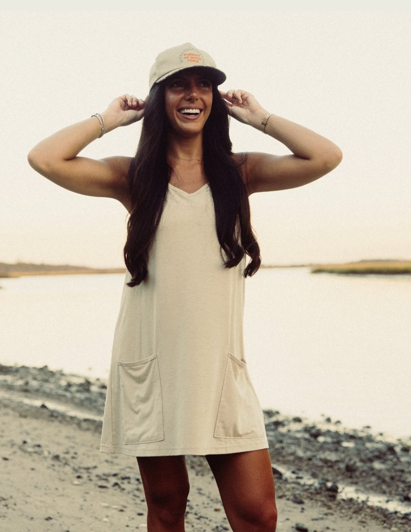 Women's Buxton Romper Dress - Khaki Heather