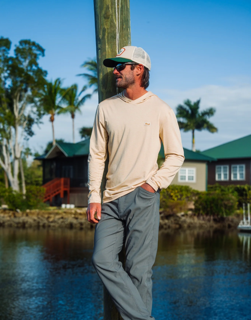 High Noon Tech Hoodie - New Wheat Heather